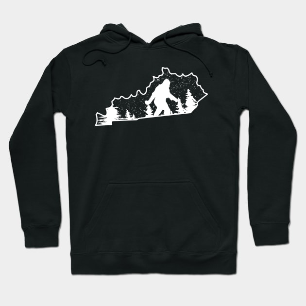 Kentucky Bigfoot Gift Hoodie by Tesszero